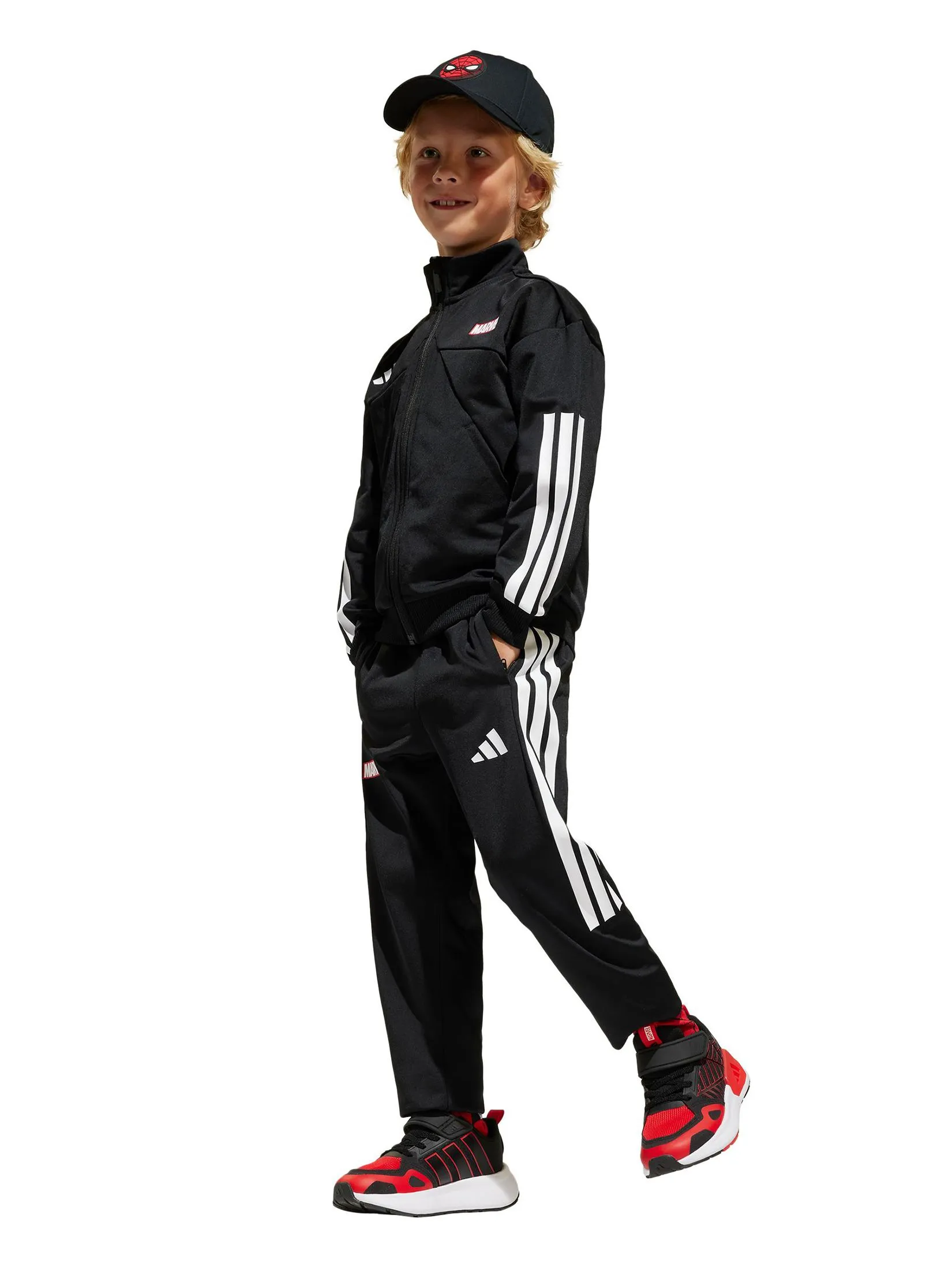 ADIDAS KIDS Unisex Toddler Suit Adidas Marvel Spider-Man Tiro Black