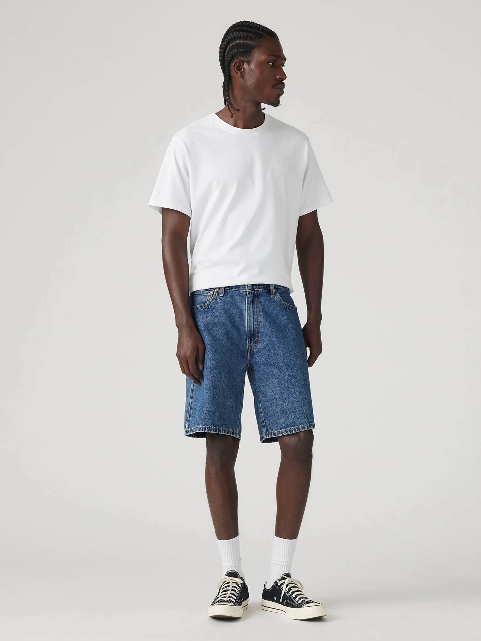 LEVI'S Men's 454 Relaxed Shorts Blue