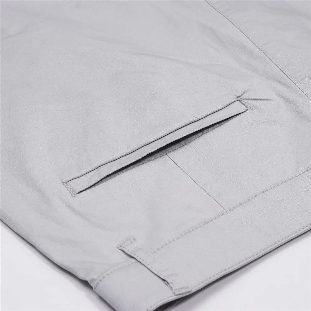 GIORDANO Grey Men's Cotton Spandex Low Rise Skinny Taper Pants