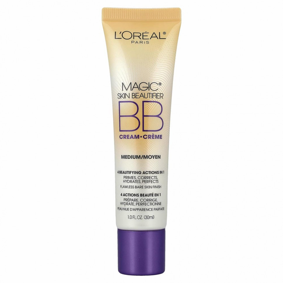 L'Oreal, BB-крем Magic Skin Beautifier, средний, 30 мл