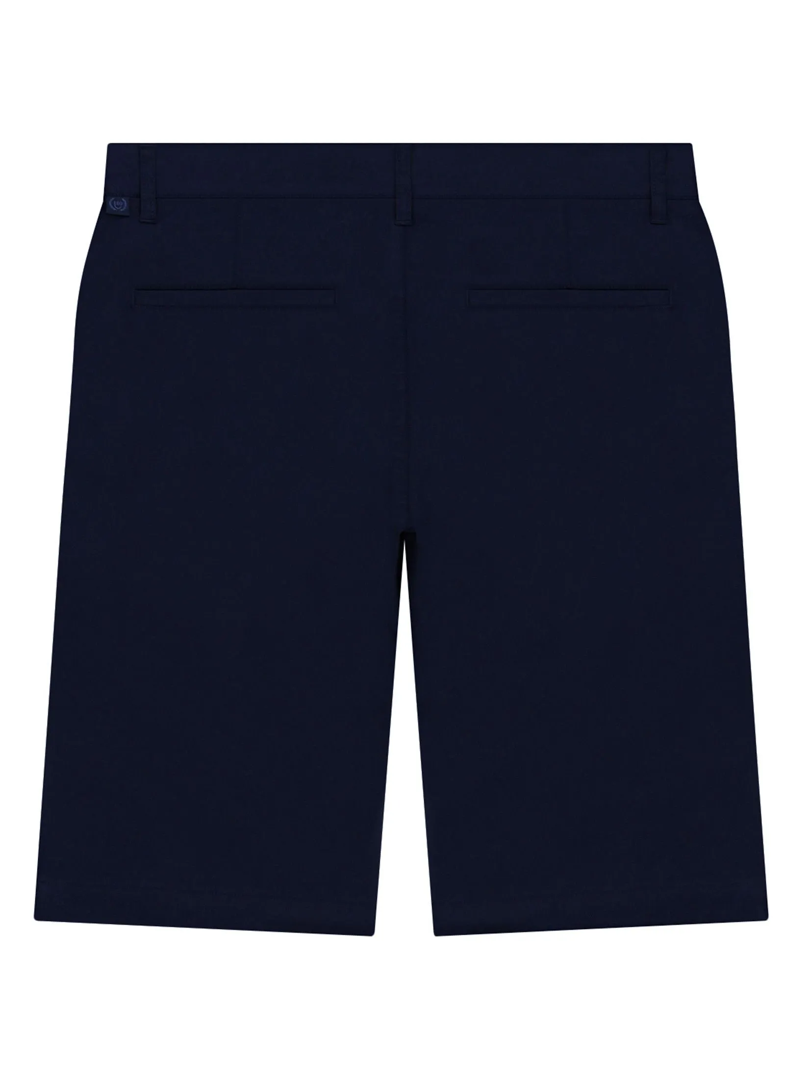 GIORDANO Men's Slim Cool-touch Shorts (180° Elastic Waist) Navy