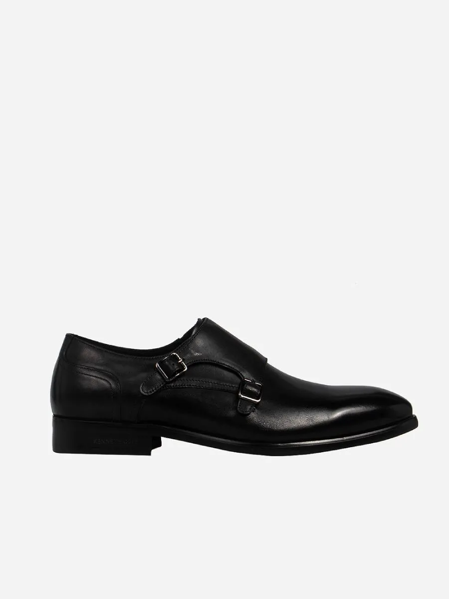 KENNETH COLE MEN'S MONK SHOES JOSEPH / BLACK