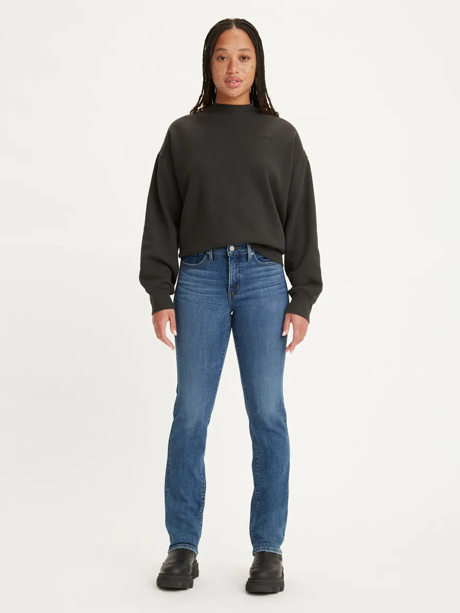 LEVI'S Women's 314 Shaping Straight Jeans Lapis Bare
