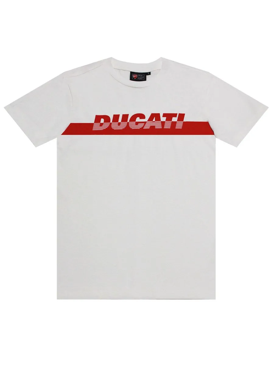 DUCATI White T-shirt for men DCT52 060