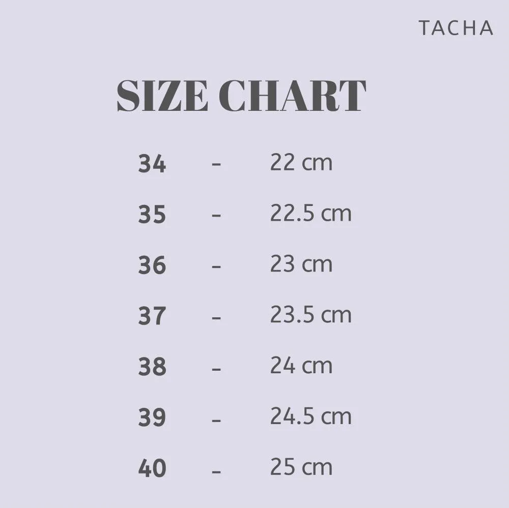 TACHA Black Alice Heels