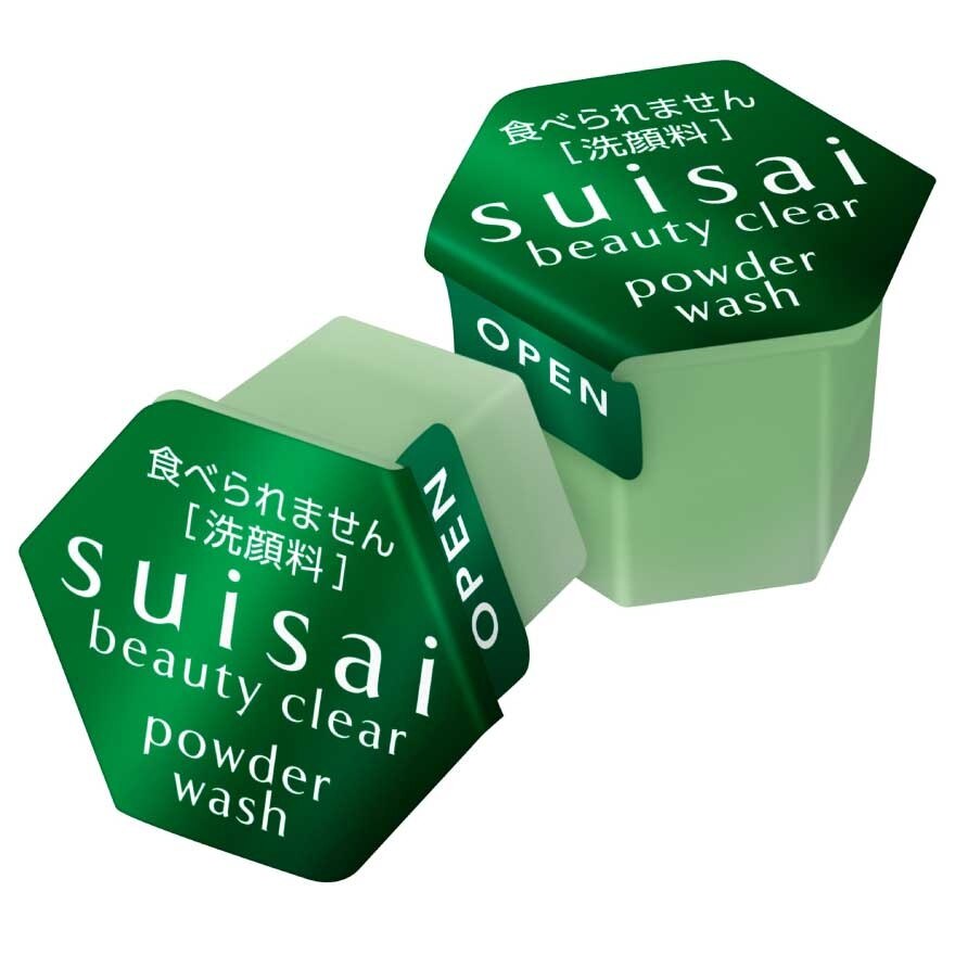 Suisai Beauty Clear Green Powder Wash (Trial) 6g. 15pcs.