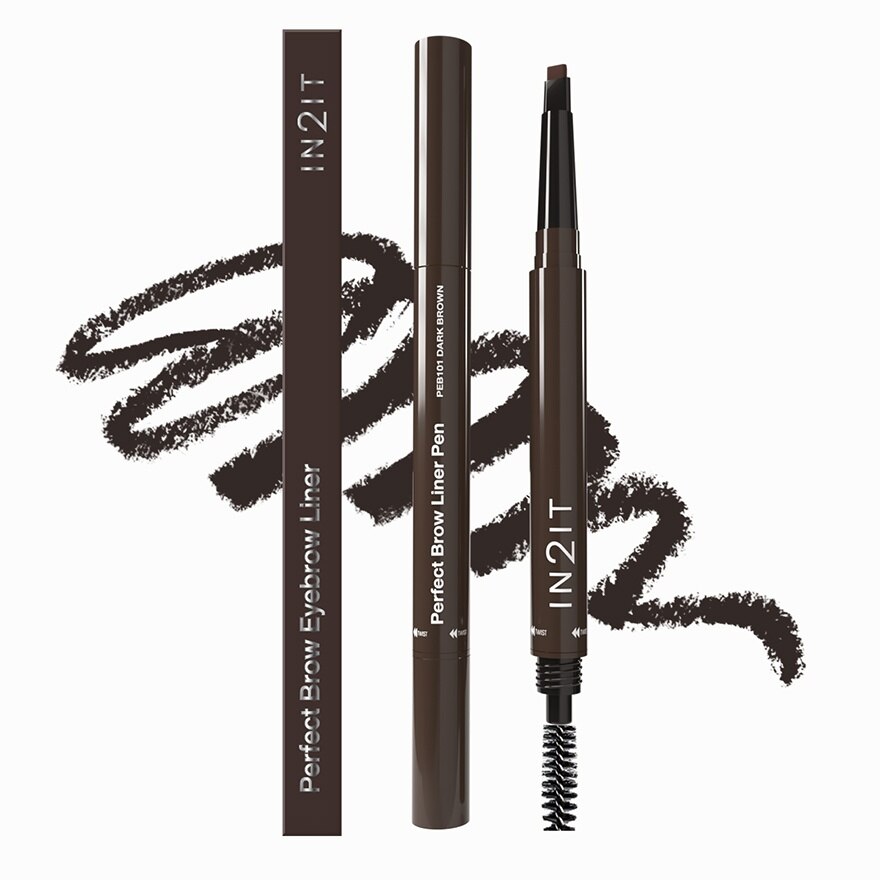 In2It Perfect Brow Liner Pen PEB101 - PEB102 Brown