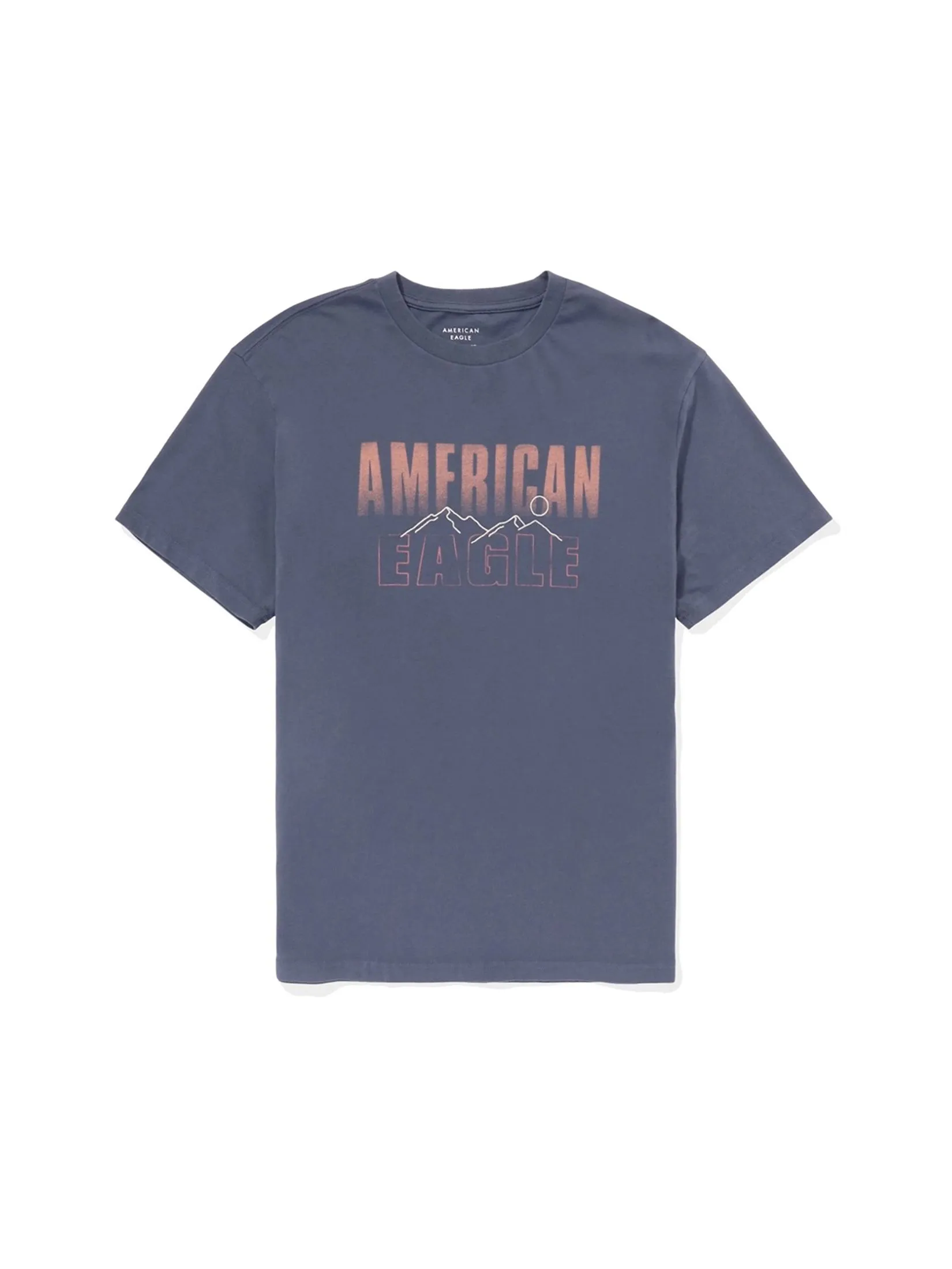 AMERICAN EAGLE MEN G SS BTS1 MFO SET IN TEE- PC DYE  + SERIOUSLY SOFT WASH 410 NAVY