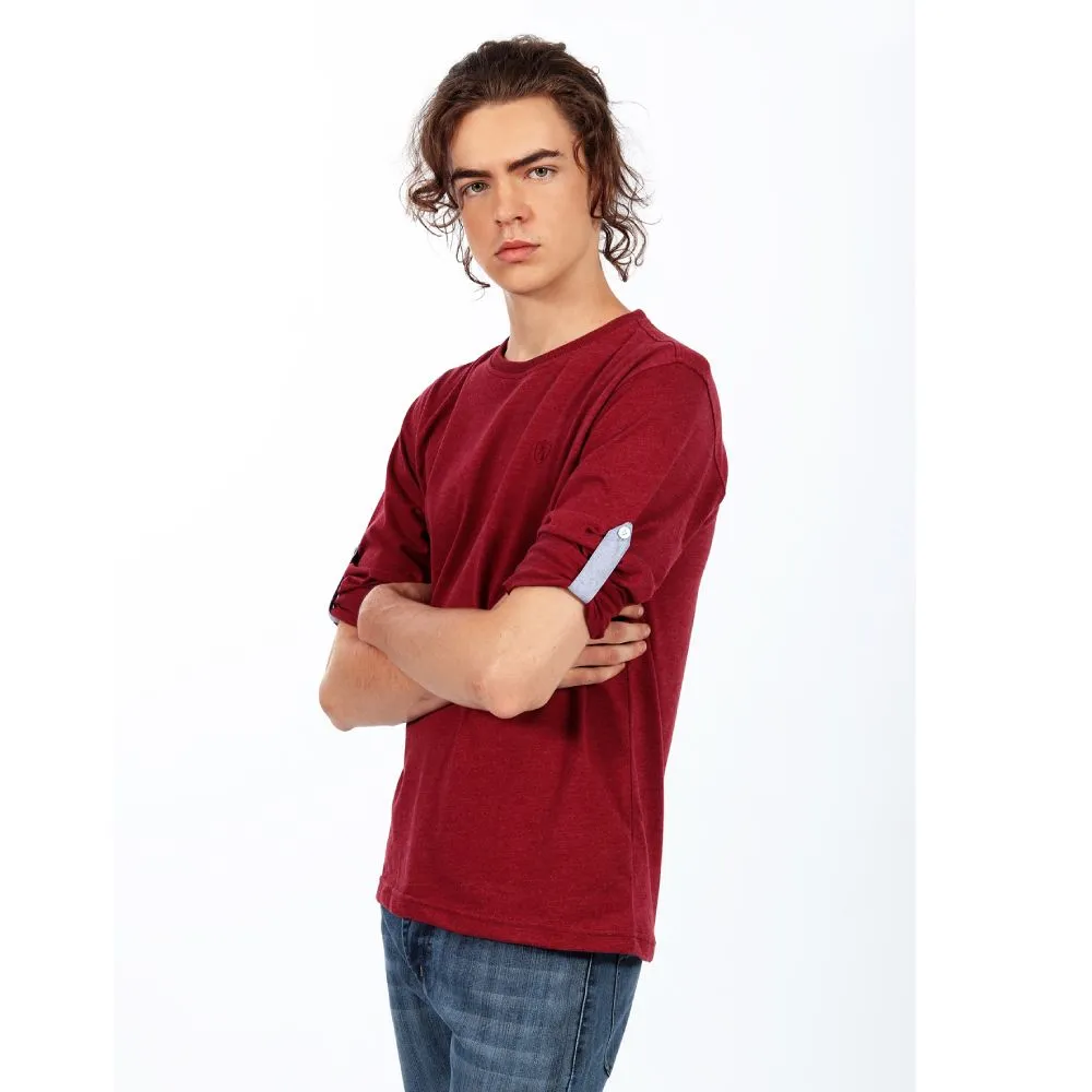 OASIS Red T-shirt Long sleeved