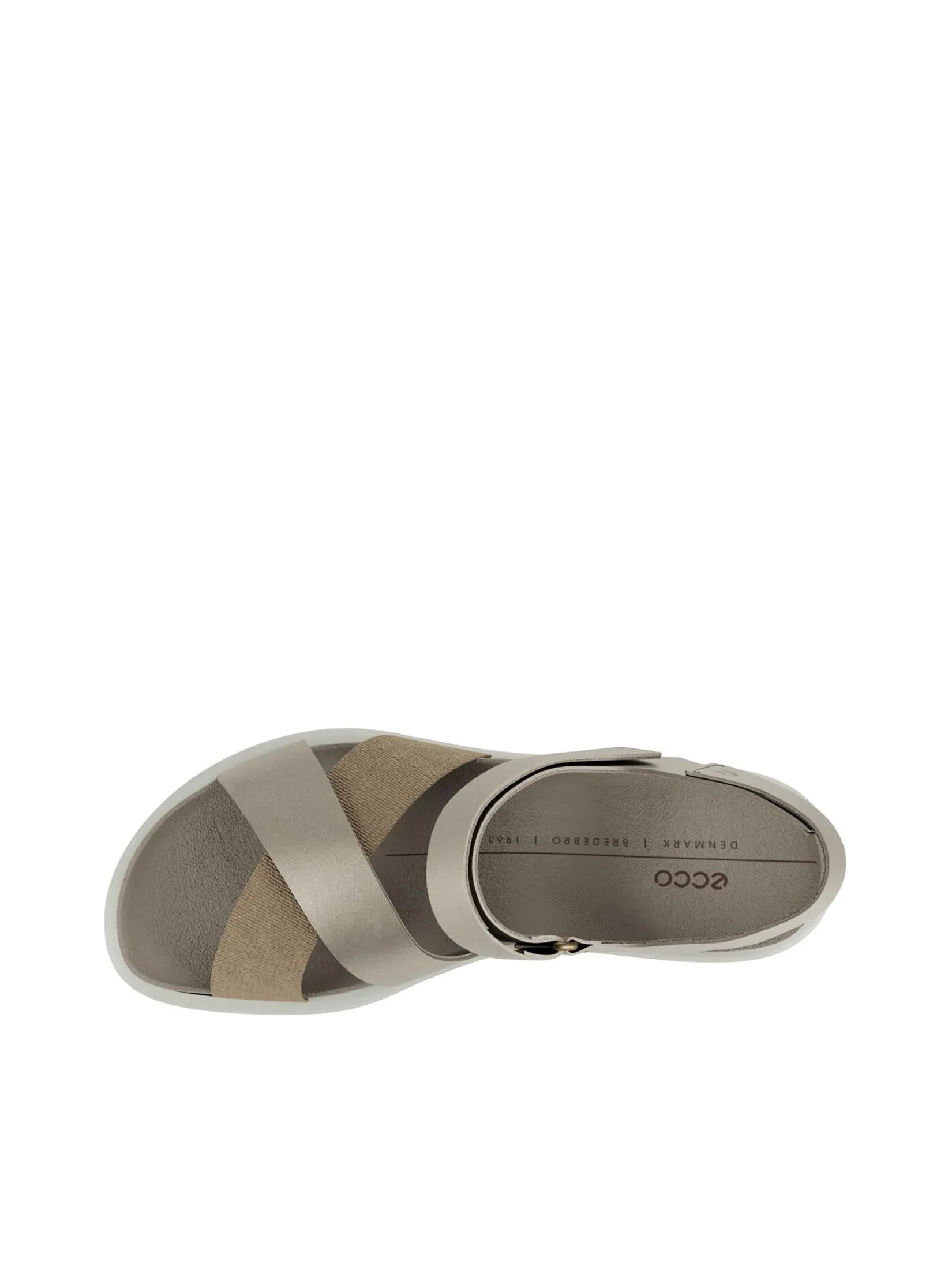 ECCO Women Sandals Flowt Wedge LX W Pure White Gold