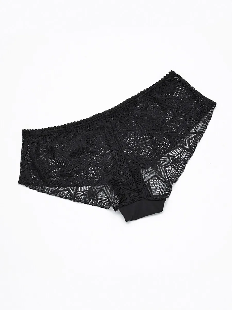 SABINA Mad Moiselle Boy Leg Panty - Black