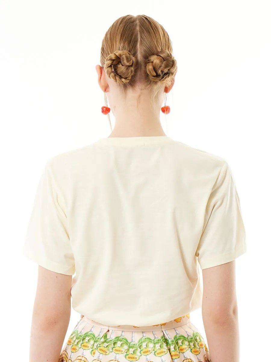 ICONIC WOMAN CREAM CLOETTA T-SHIRT
