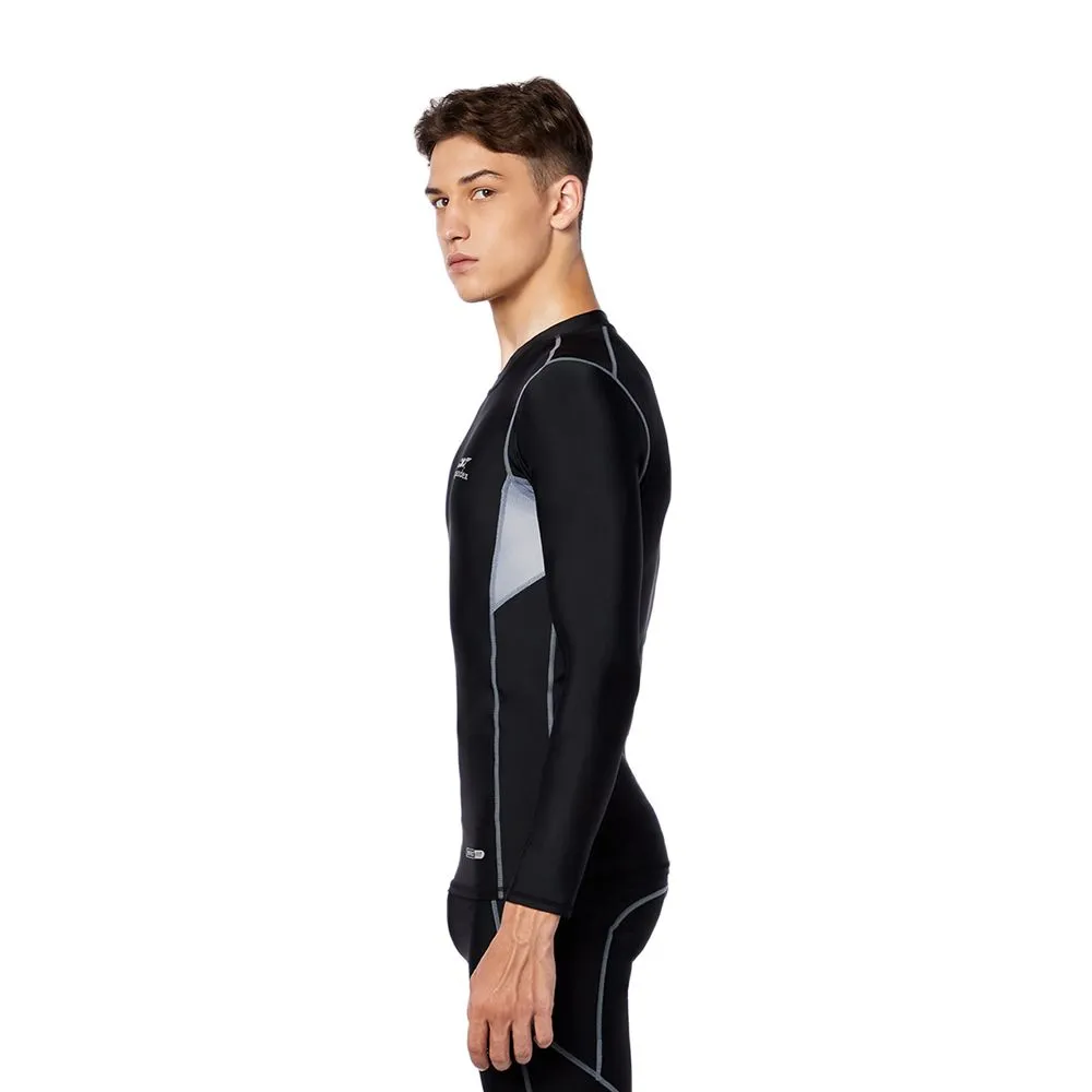 SPANDEX Black/Grey-NS001-Compression top