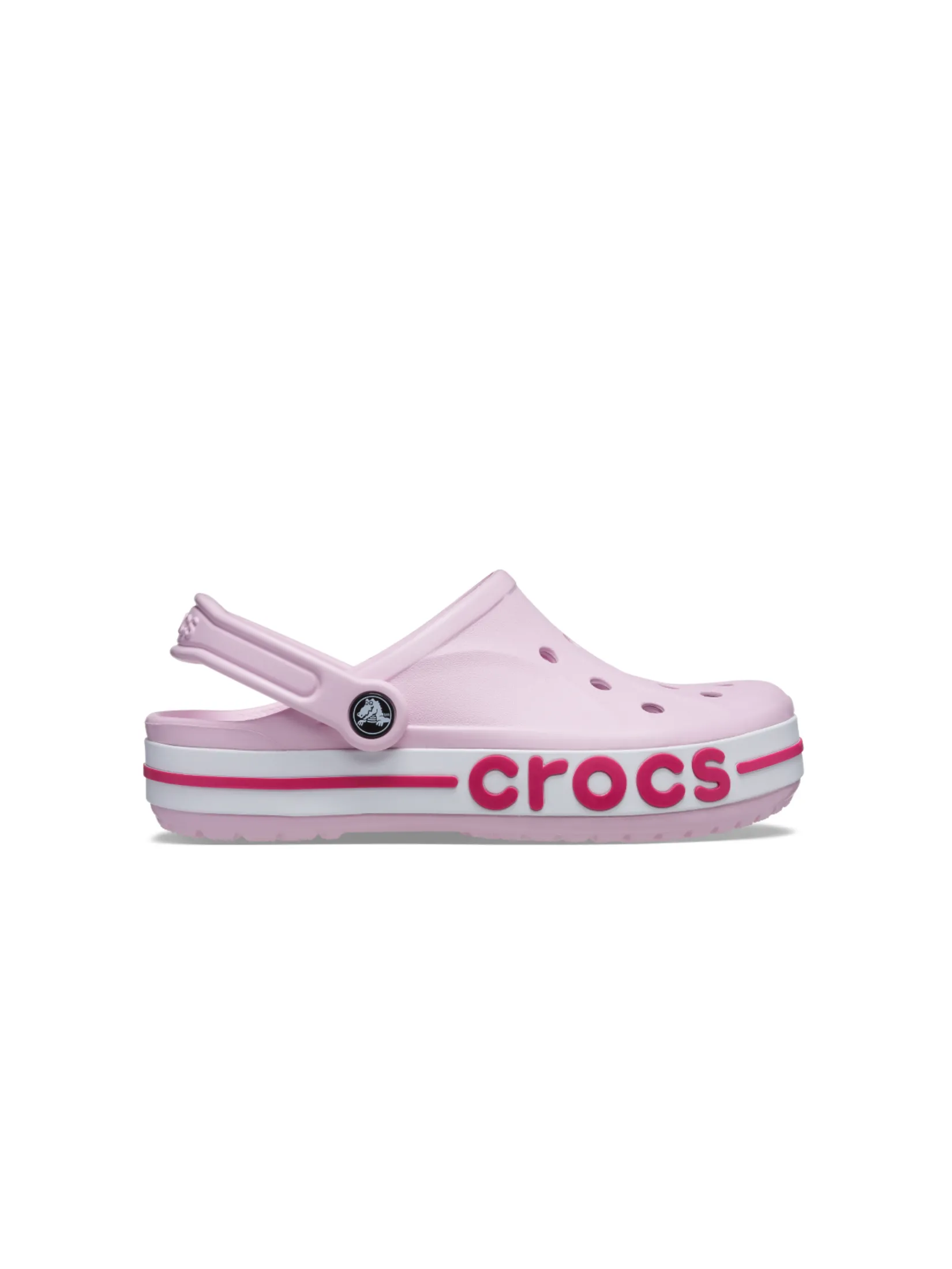 CROCS UNISEX BAYABAND CLOG - BALLERINA PINK/CANDY PINK