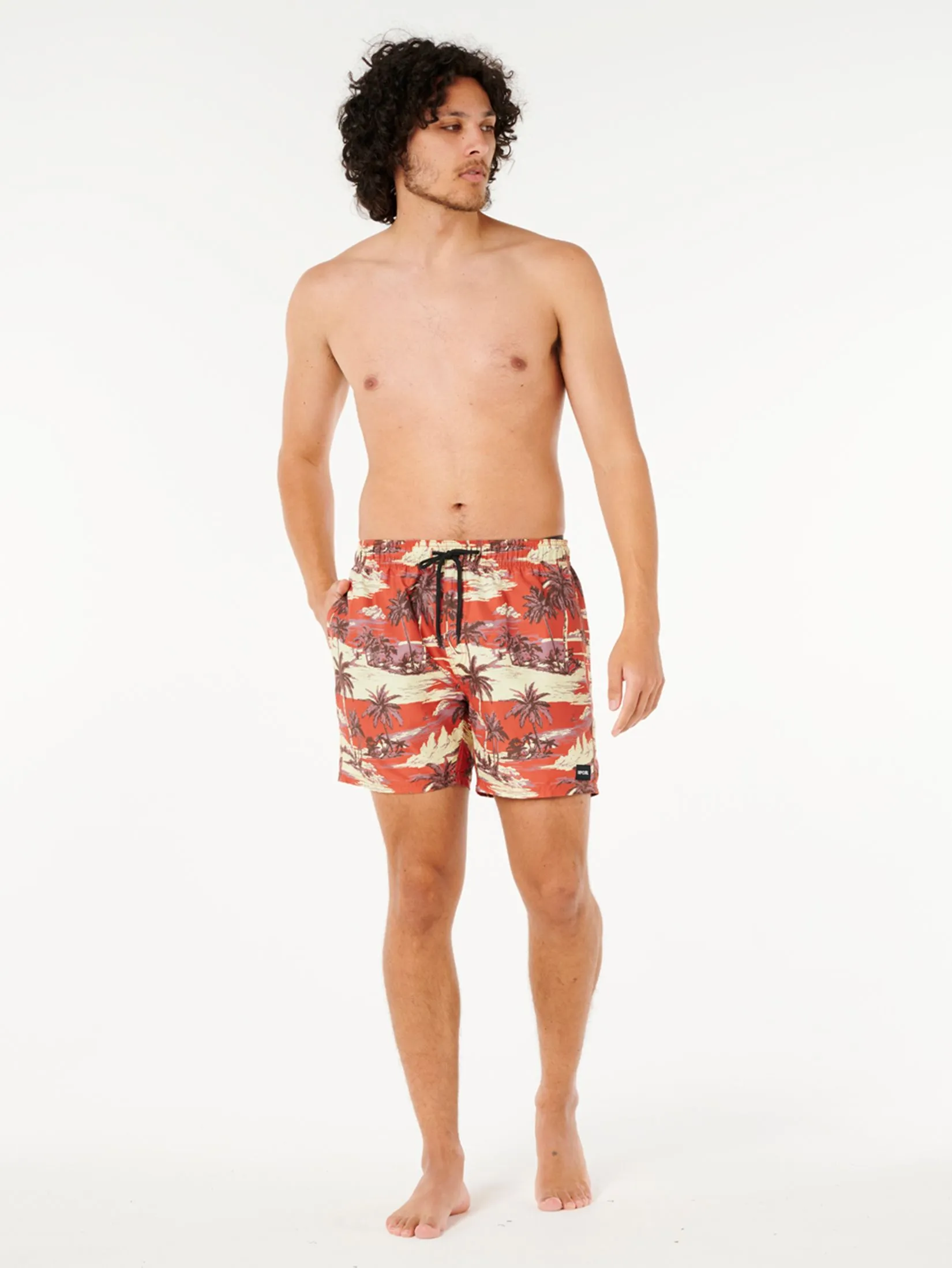 RIP CURL Men Swim Shorts Dreamers Volley Red