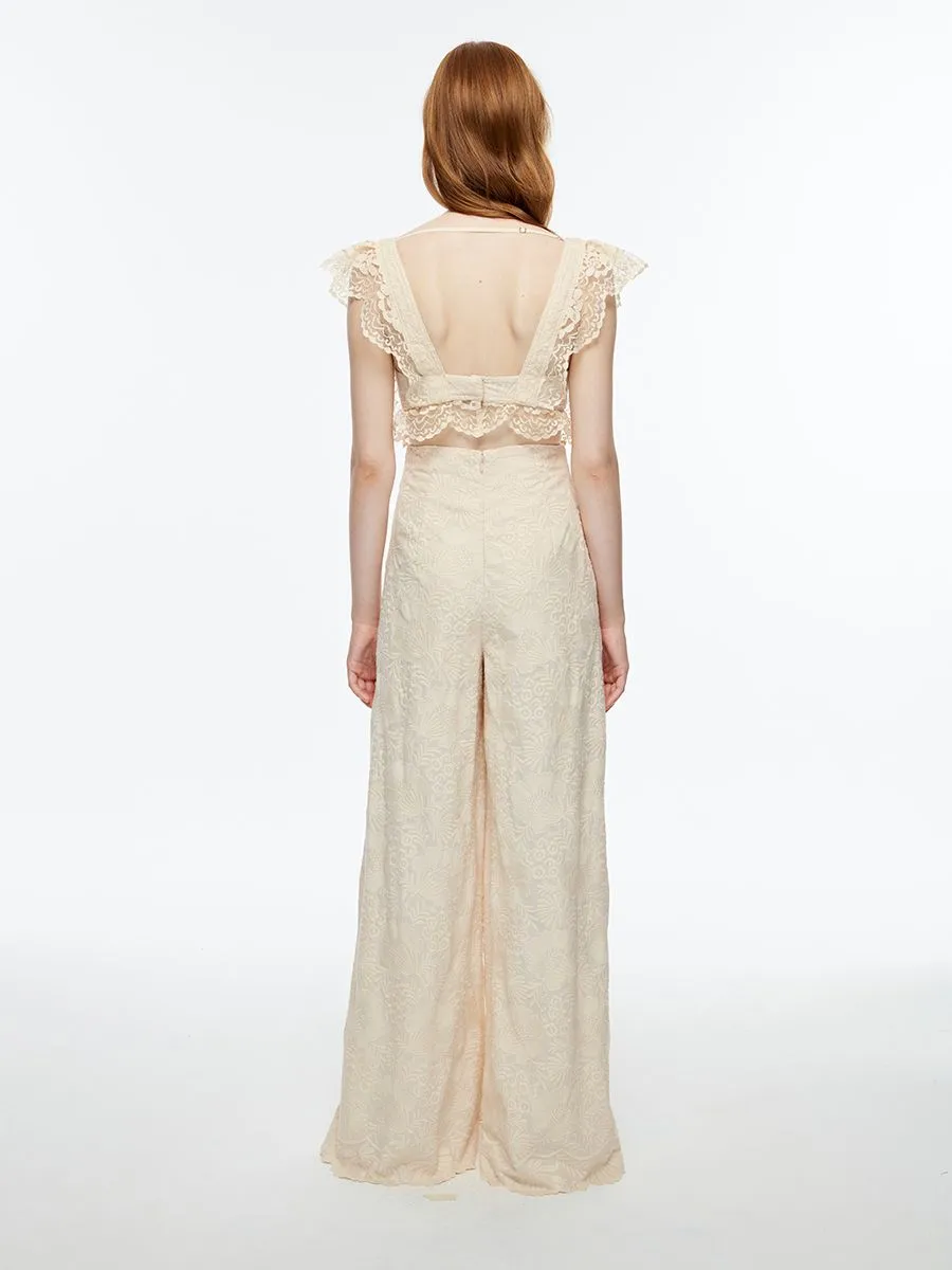 JANESUDA (AW23) Cream Jumpsuit