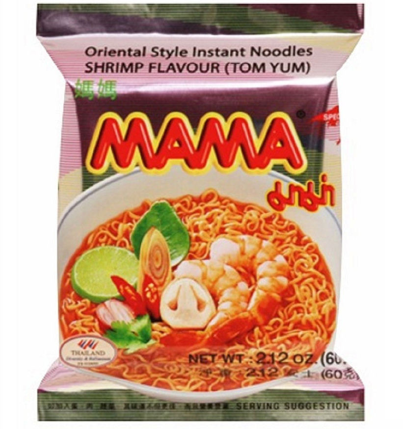 Лапша быстрого приготовления - суп Том Ям Mama 1 или 10 шт