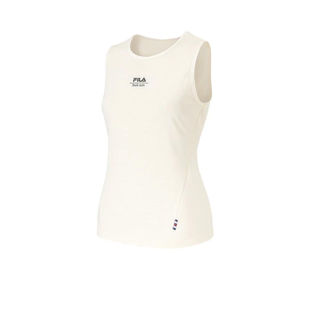 FILA Women Training Tank Iconic Cream - FI039AP058ENTH