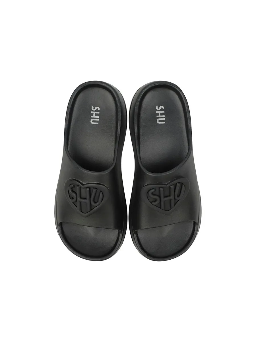 SHU WOMEN  GUMMIES 2.5" HEARTY - BLACK