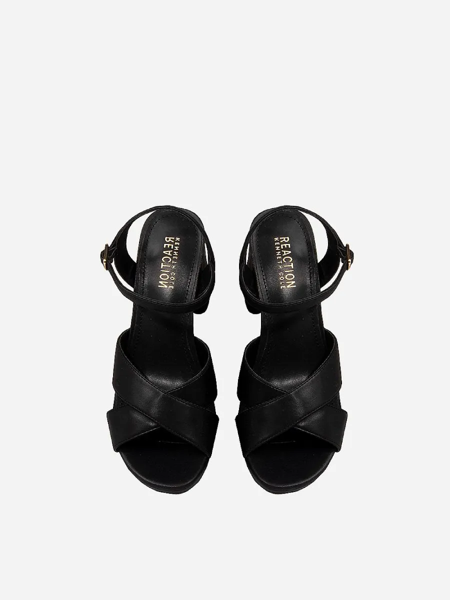 KENNETH COLE WOMEN'S HEELS REEVA PLATFORM (PU) / BLACK