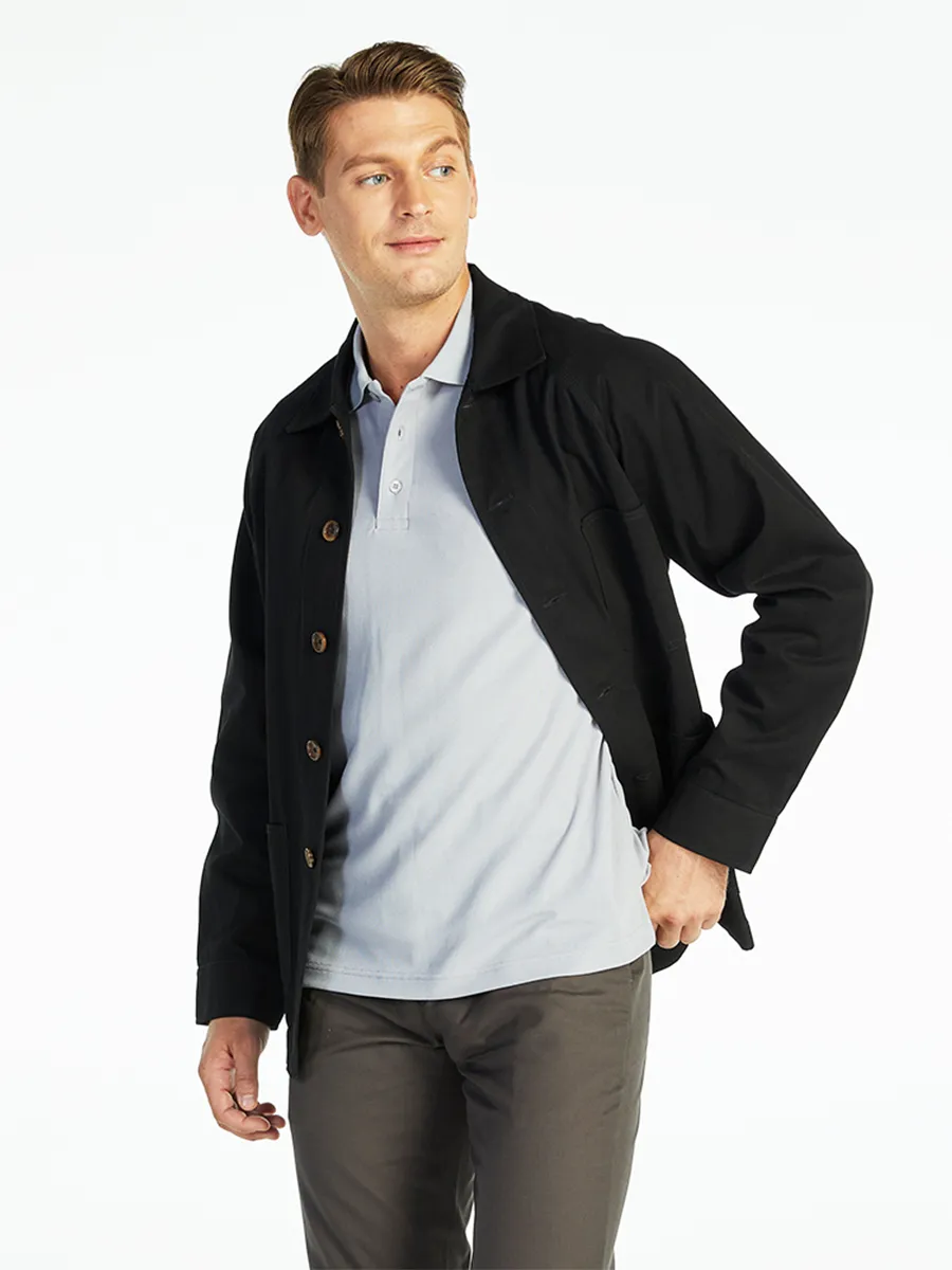 ELLE HOMME MEN JACKET MMJR701 - BLACK