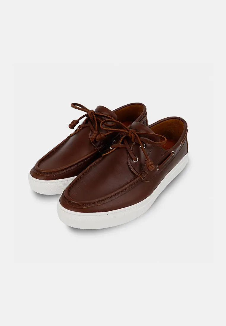 BROWN STONE BROWN STONE NEW YORK BOAT SHOE BRANDY BROWN