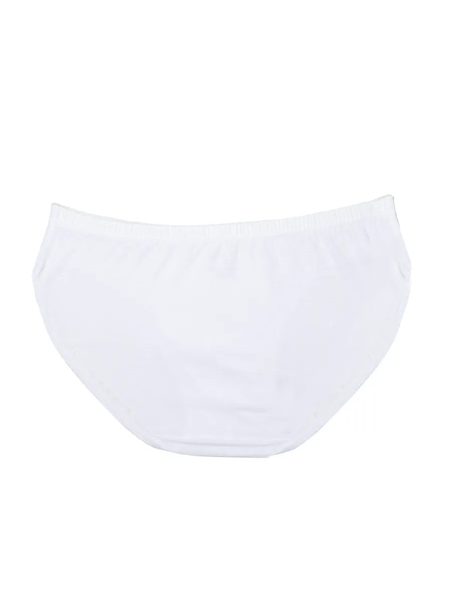 ELLE HOMME White Men's underwear pack of 3 cotton 100% KUB9999WH