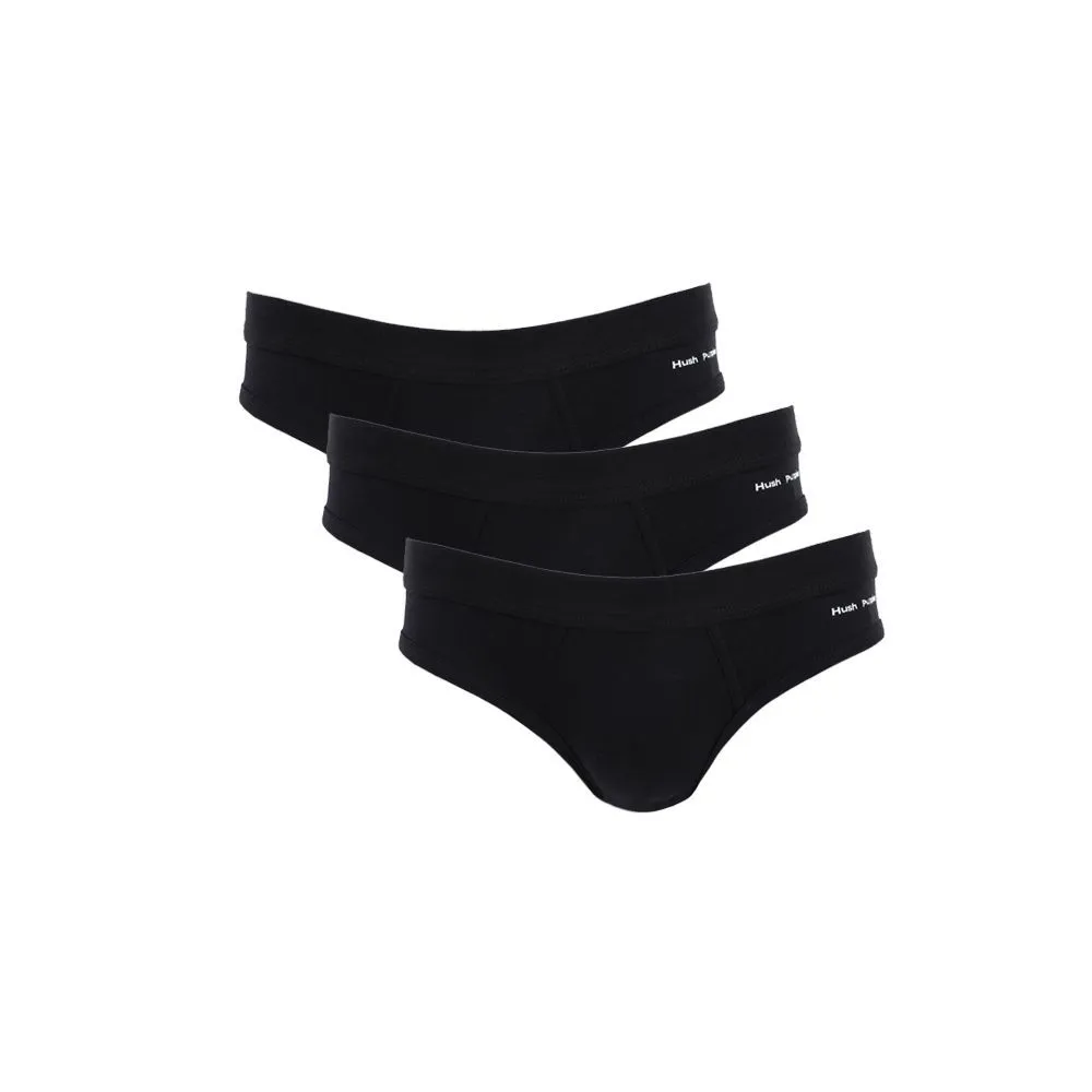 HUSH PUPPIES INNERWEAR Brief HU H2P001 BLACK Size - 2XL