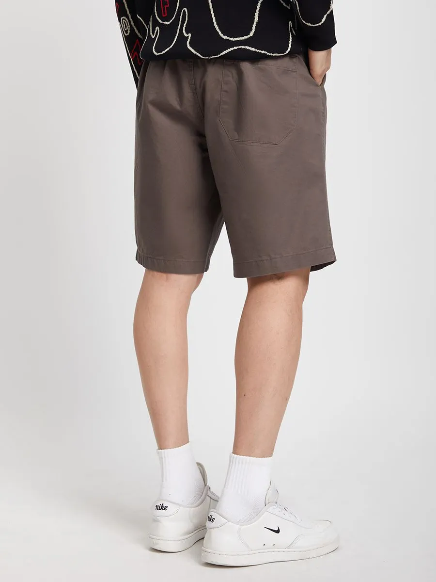 PACIFIC UNION Men Shorts Elastic Waist Casual