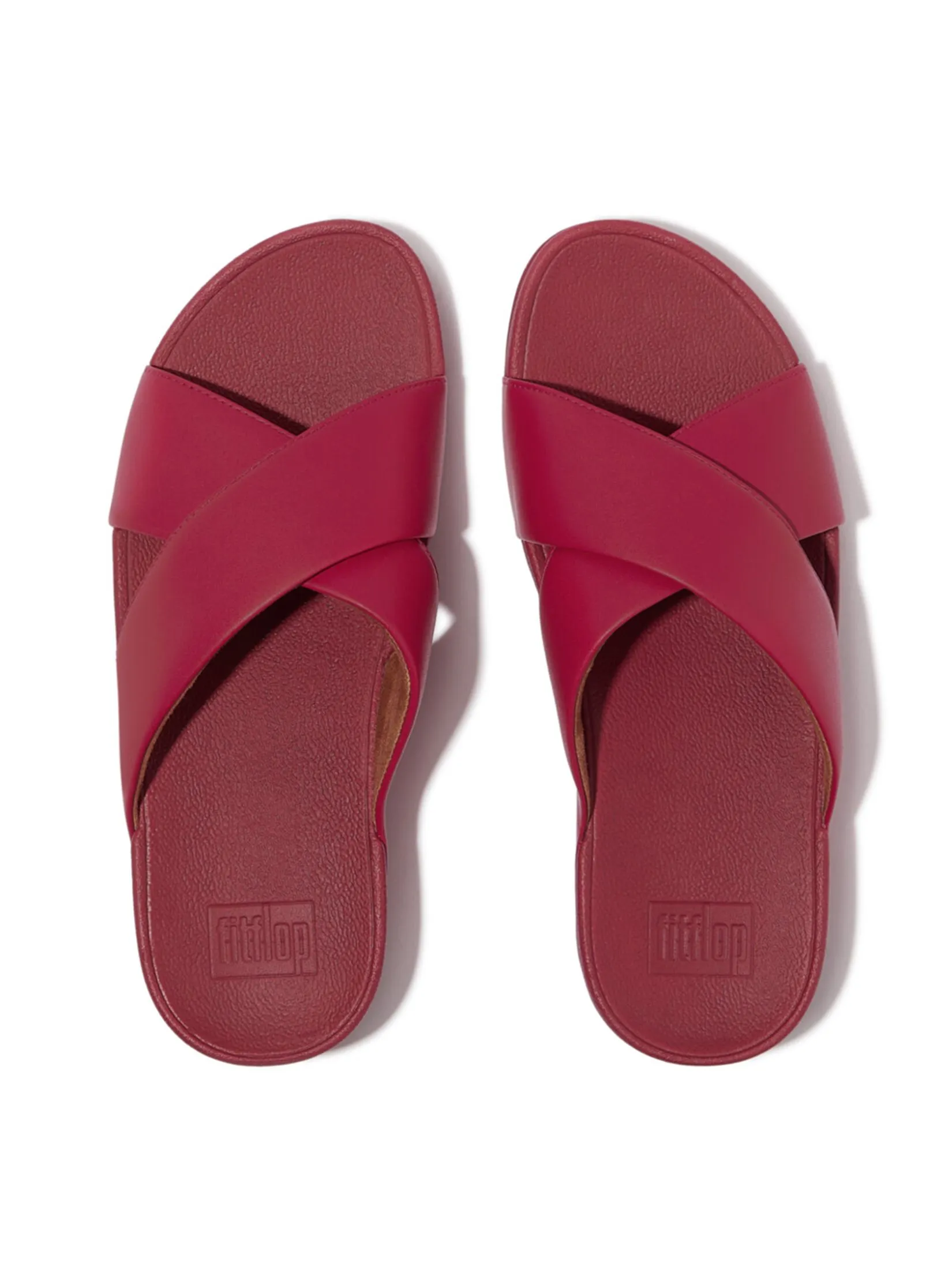FitFlop™ WOMEN'S LULU CROSS SLIDE RED