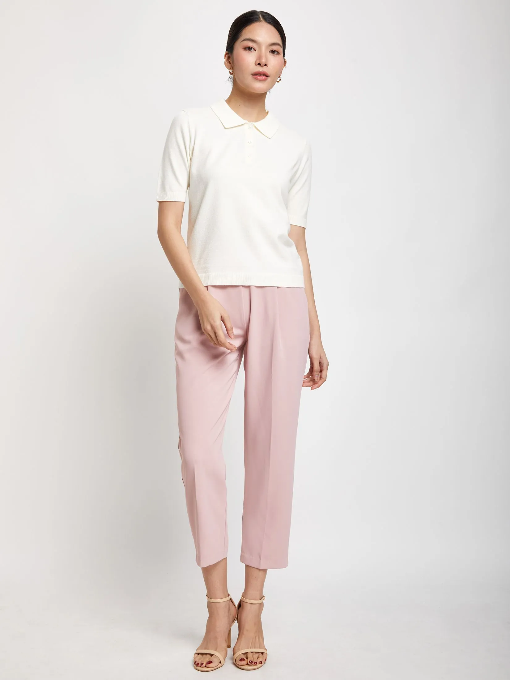 EXPRESSIONS Women Polo Shirt Short Sleeves