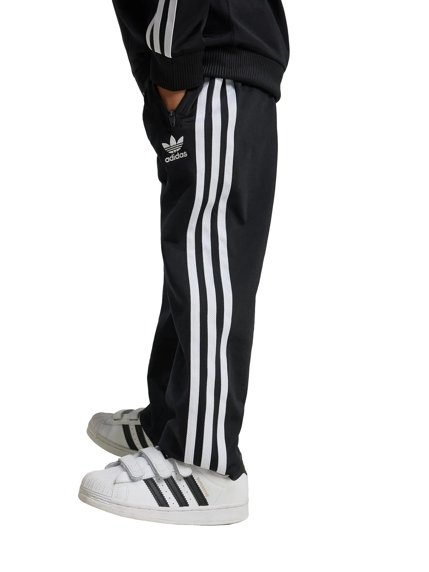 ADIDAS KIDS Unisex Toddler Track Suit Firebird Adicolor Black