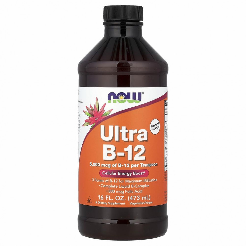 NOW Foods, Ultra B-12, 16 жидких унций (473 мл)