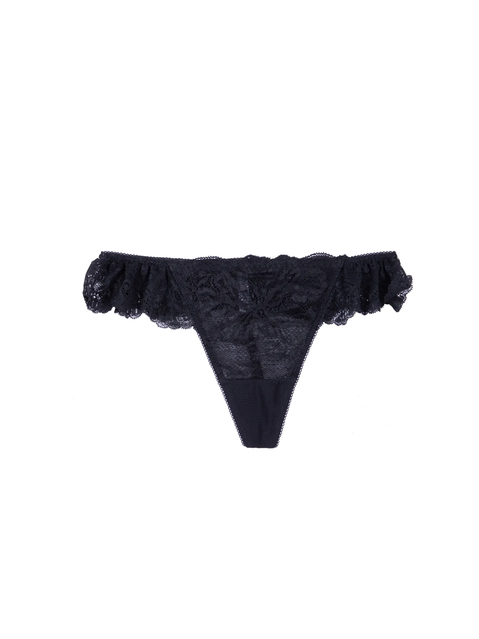 BSC LINGERIE Women's Panties G-string style sexy lace BU8443 - Black