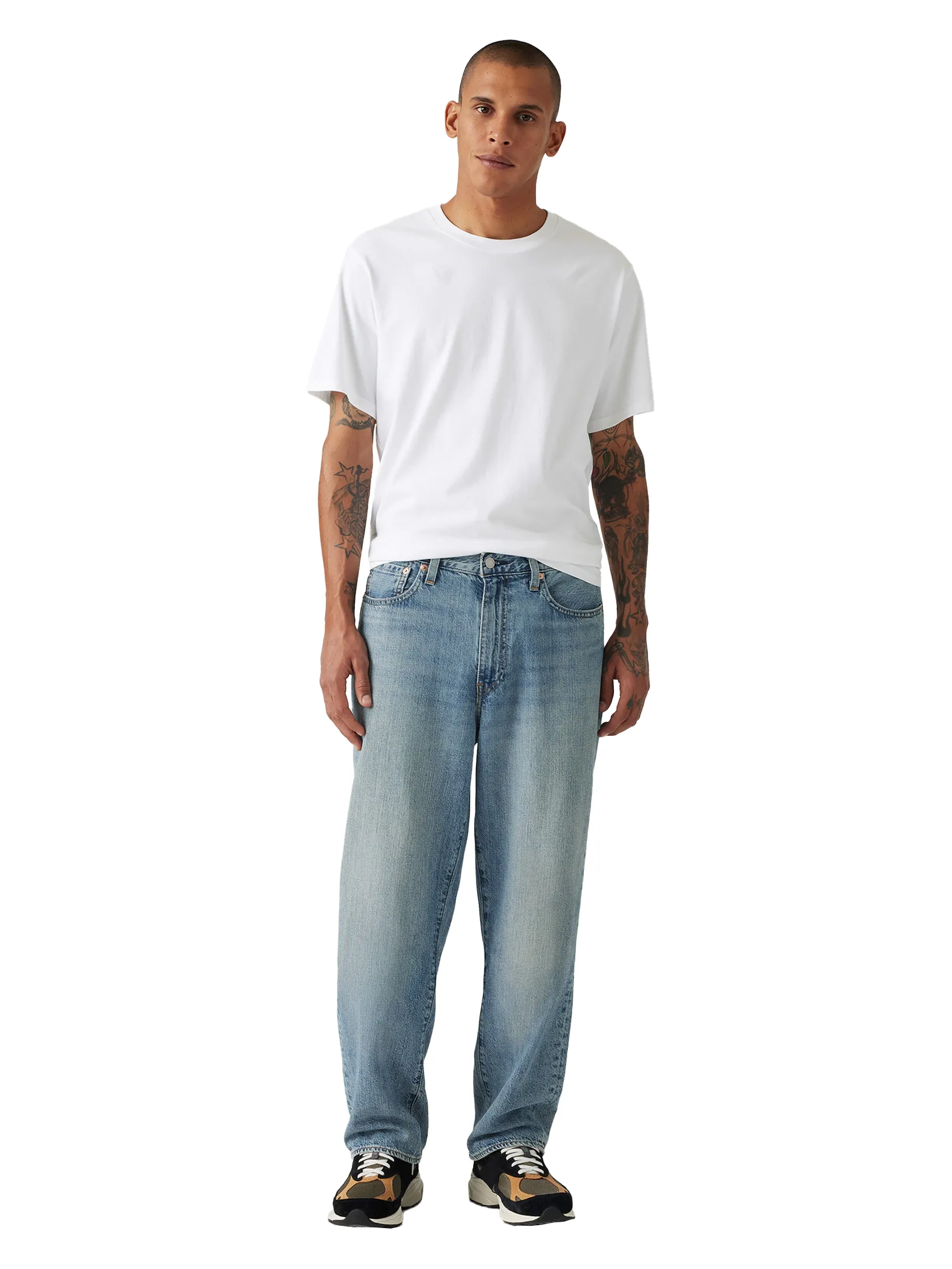 LEVI'S Men's 568 Loose Straight Lightweight Jeans  Blue