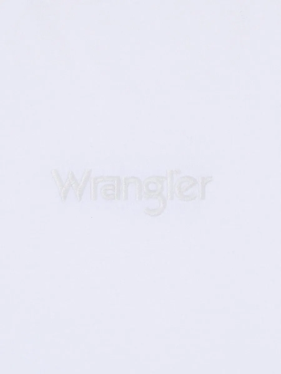 WRANGLER Men's Tee Short Sleeve Regular Fit White