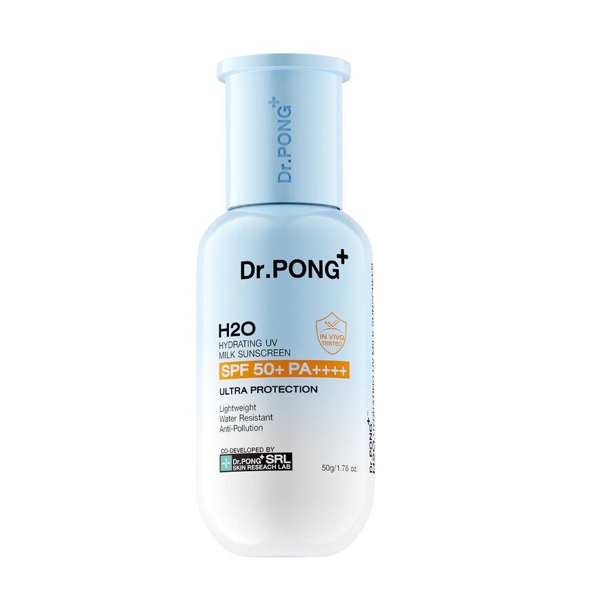 Dr.Pong+ H2O Hydrating UV Milk Sunscreen SPF50+ PA++++ 50 g.