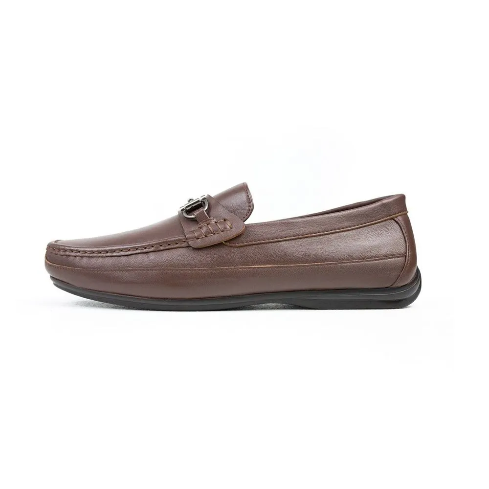 HEAVY Brown Leather Loafer VC8259 Size - 39 EU