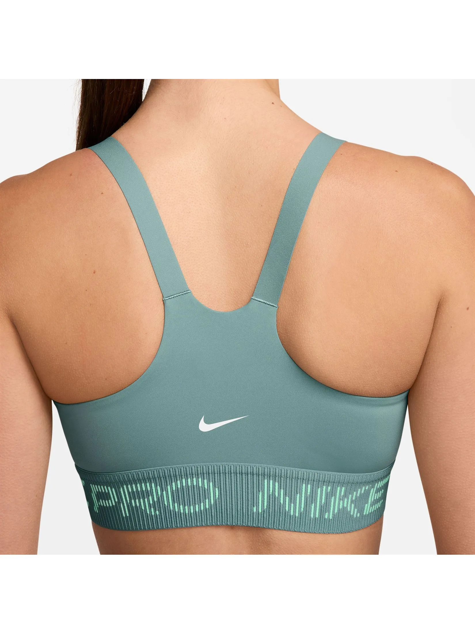 NIKE Women Sport Bar Pro Light-Support Non-Padded IF3974-017 Cannon/Mint Foam/White