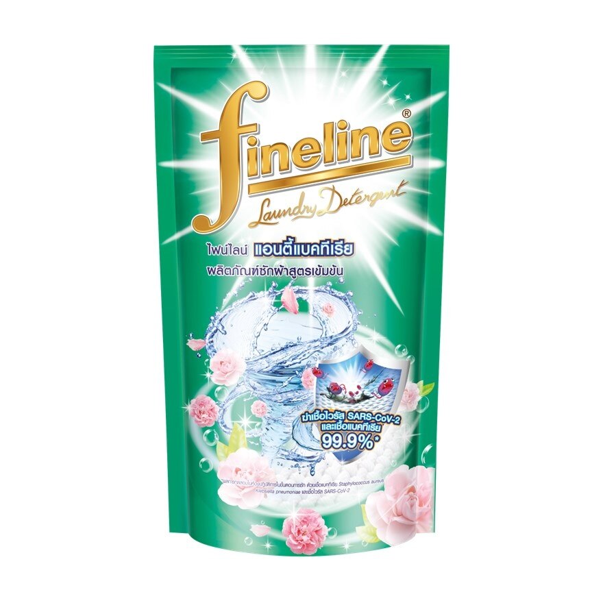 Fineline Liquid Detergent Concentrate Anti Bacteria Green 550 Ml.