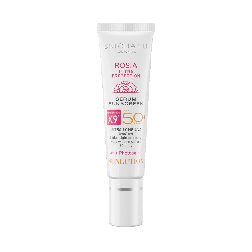 Srichand Sunlution Rosia Ultra Protection Serum Sunscreen SPF50+ PA++++ 15ml.