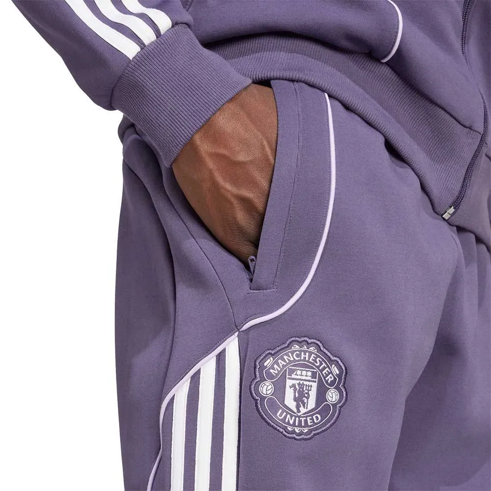 ADIDAS Manchester United UBP Doubleknit Tracksuit Men Football Pants Purple - AD001SH792EMTH