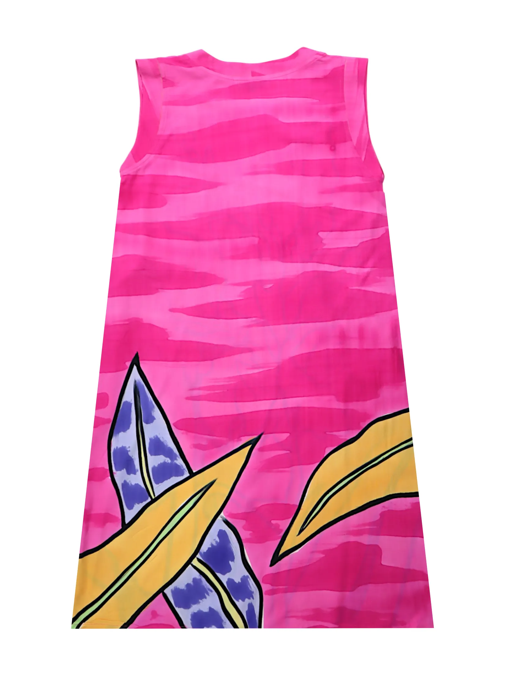 YODYOKO Woman Sleeveless Dress - Pink : Iris of the Dawn