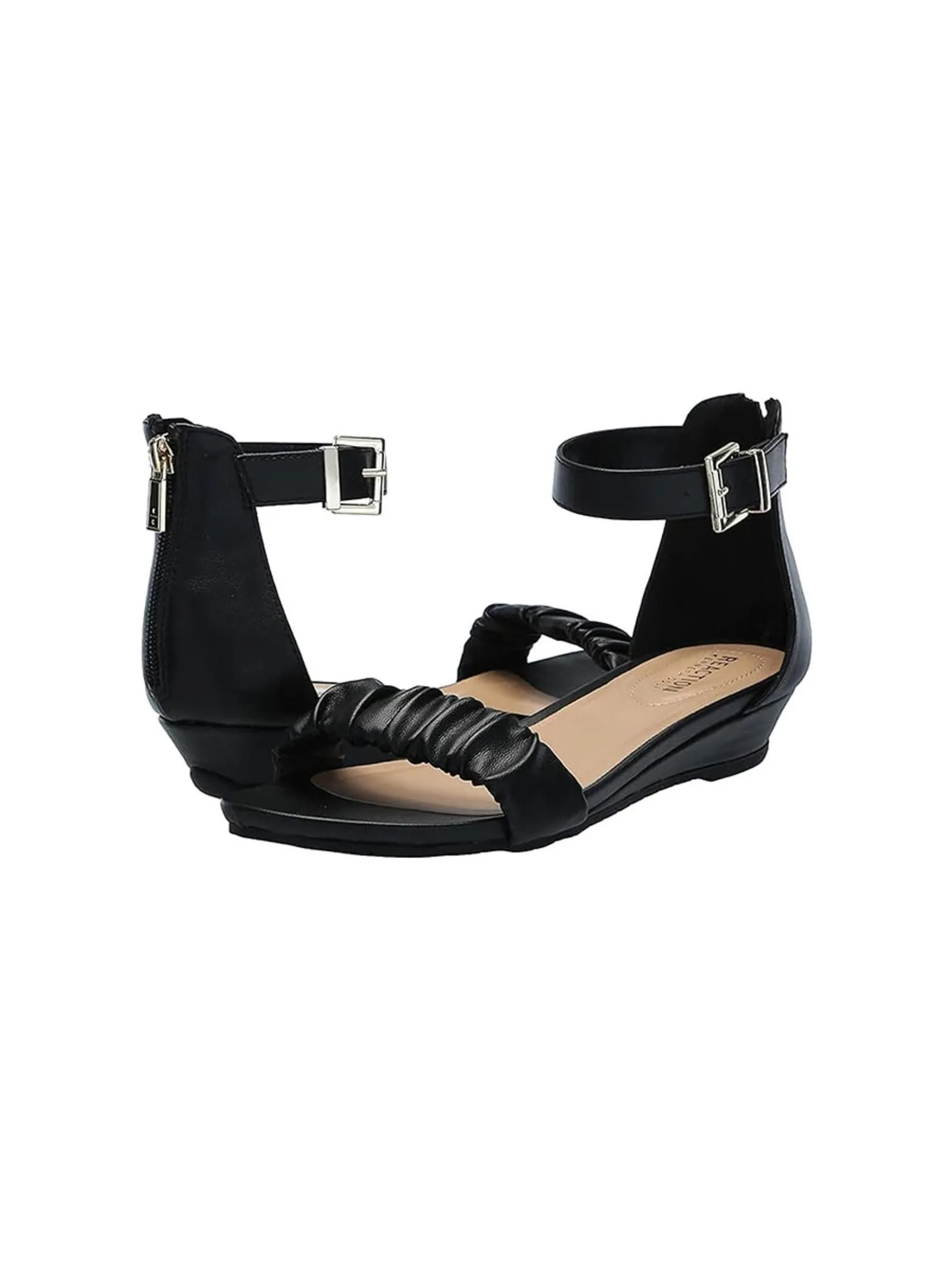KENNETH COLE WOMEN WEDGES GREAT SCRUNCH / BLACK