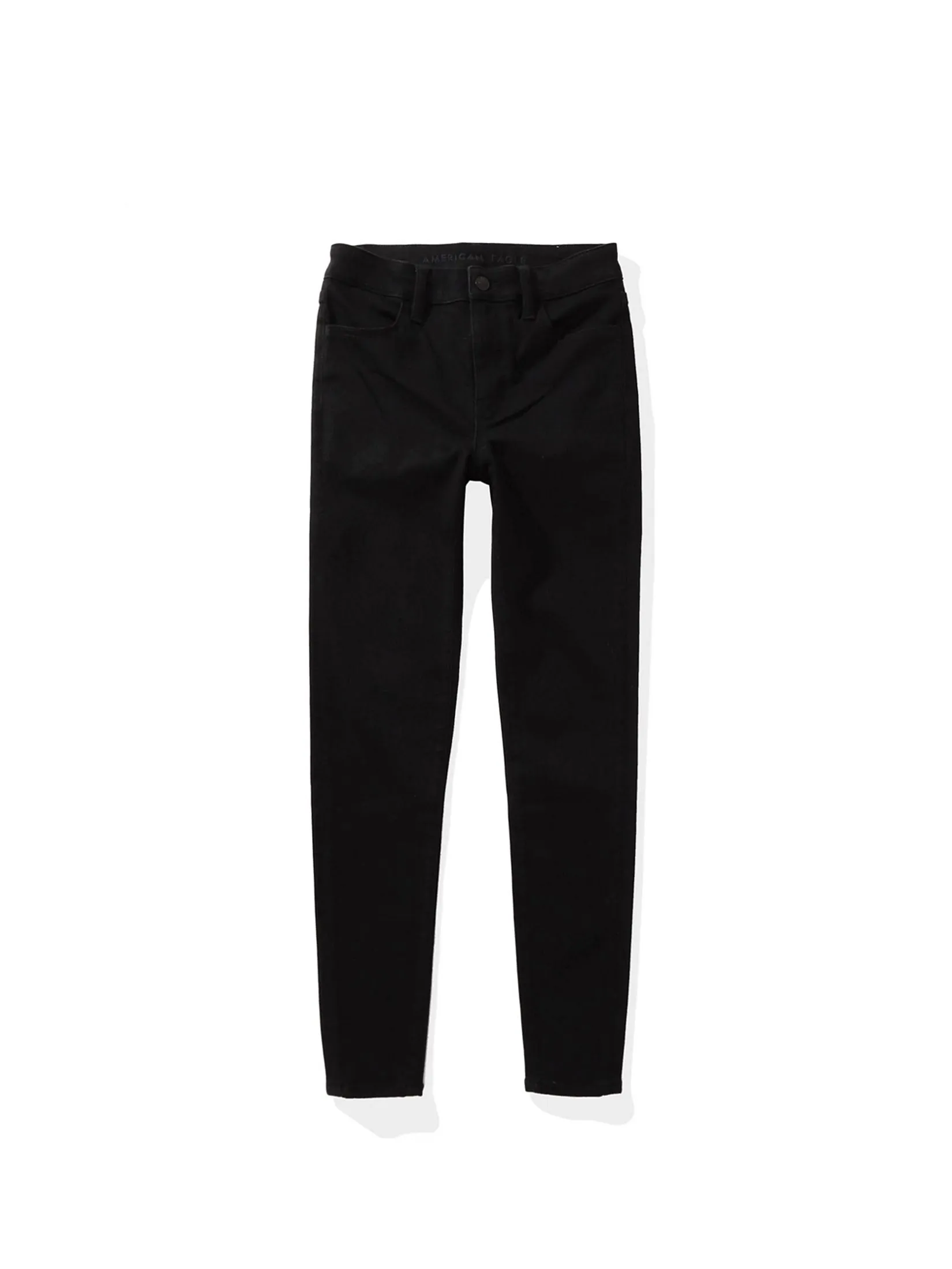 AMERICAN EAGLE WOMEN HIGH-RISE JEGGING OPP 085 RAVEN BLACK
