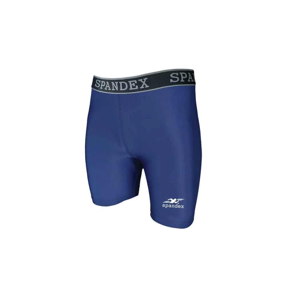 SPANDEX Blue-YP001-Compression short pants