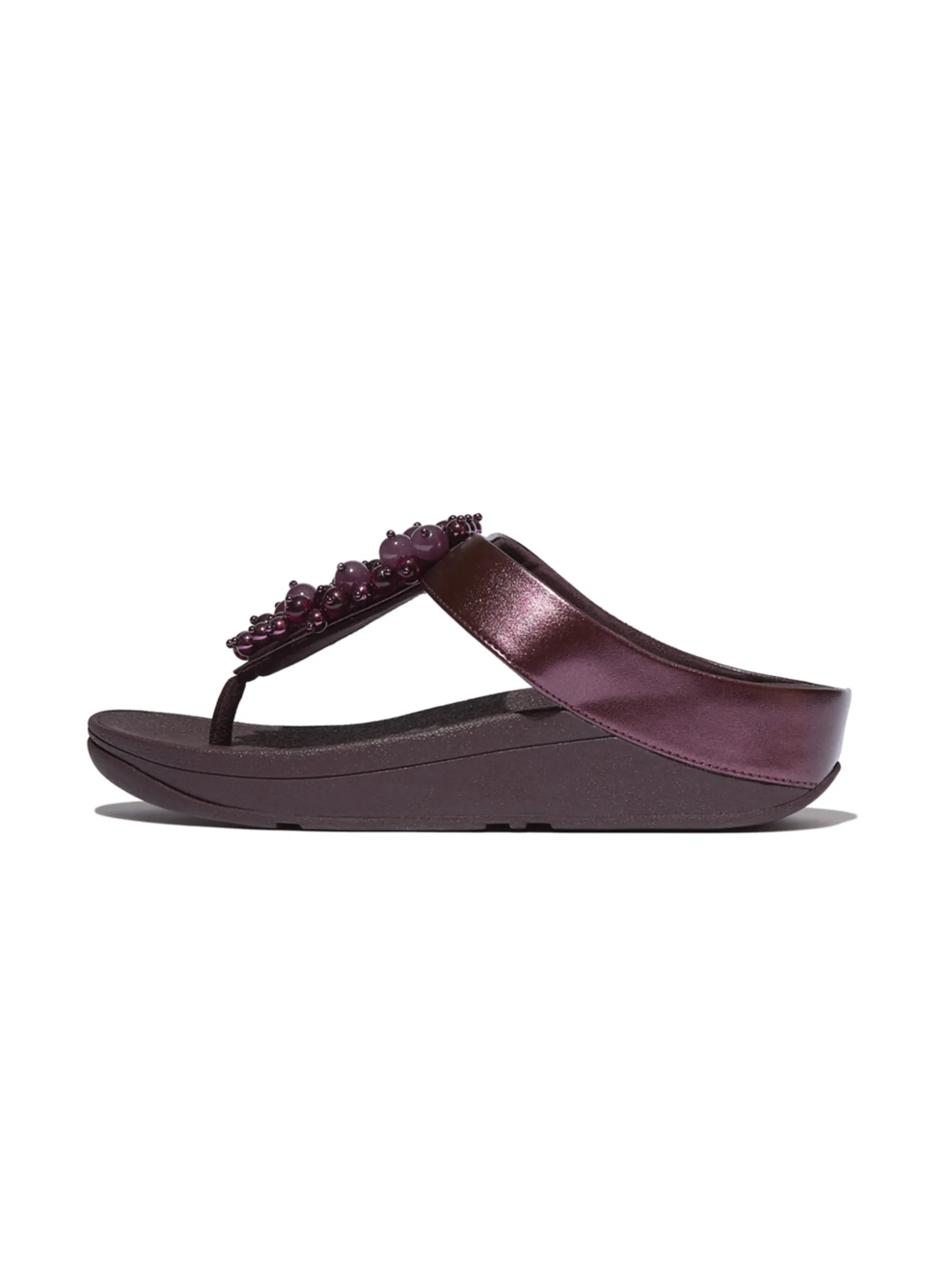 FitFlop™ WOMEN S FINO BAUBLE-BEAD TOE-POST PURPLE