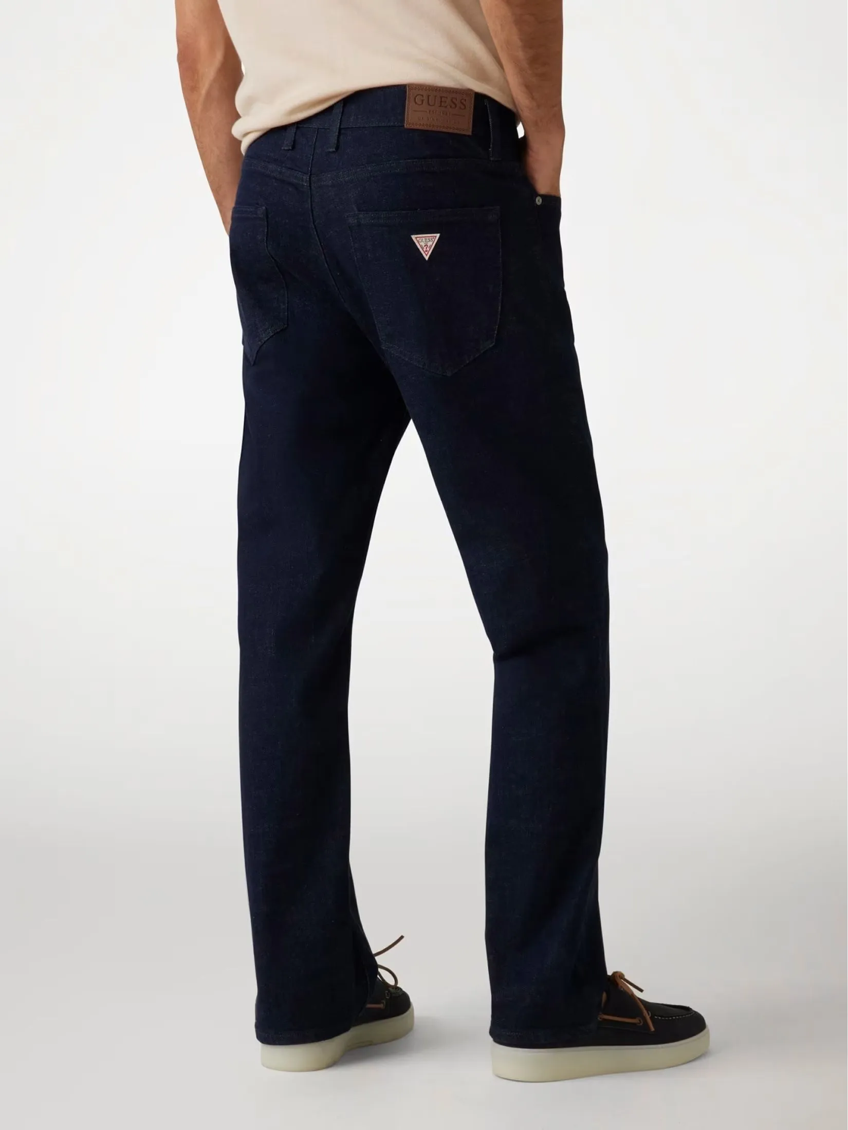 GUESS MEN relaxed fit stretch jeans M5GAR7D4YQ0 - Denim