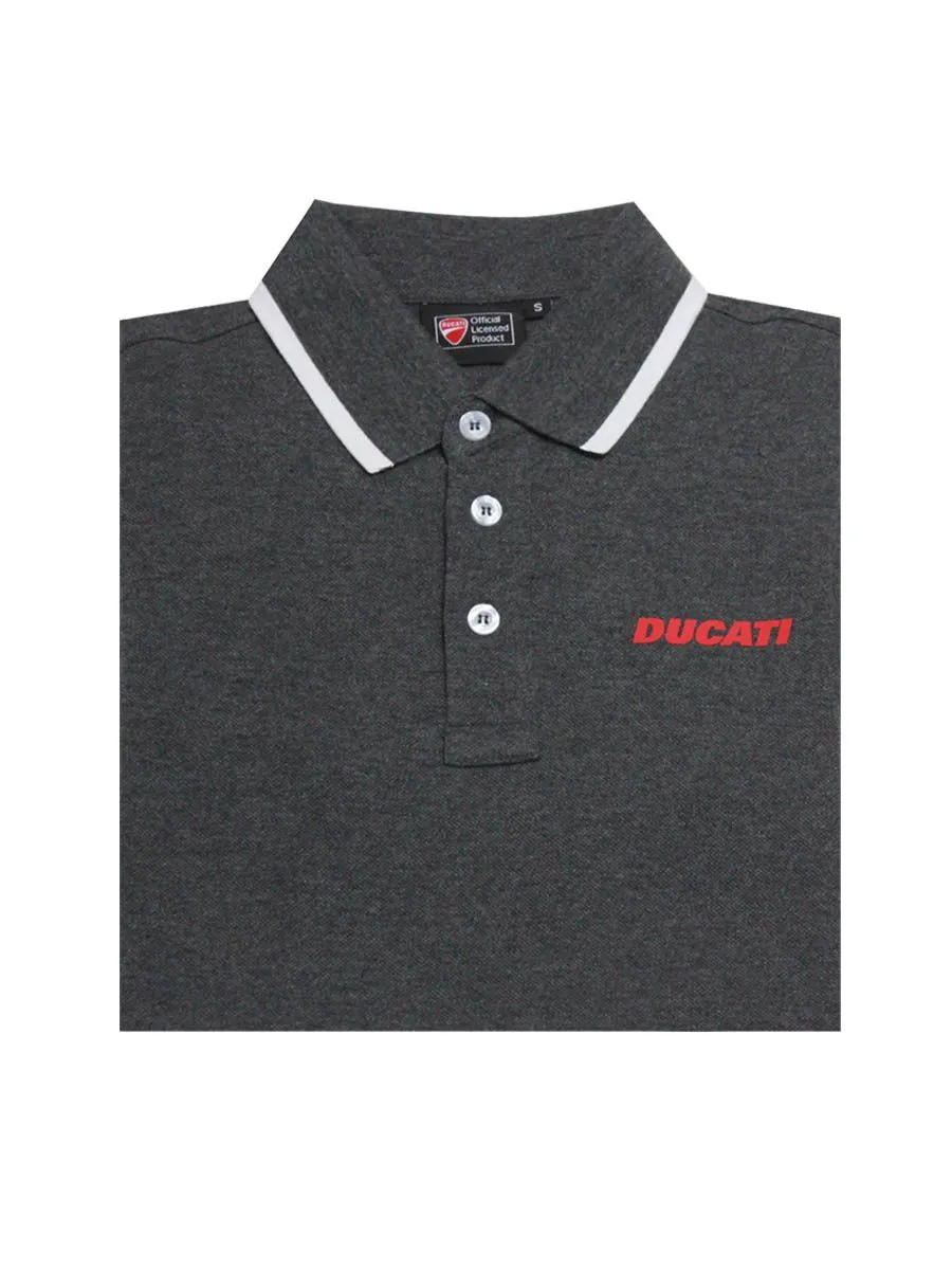 DUCATI Grey  POLO-shirt for men DCT52 045DK