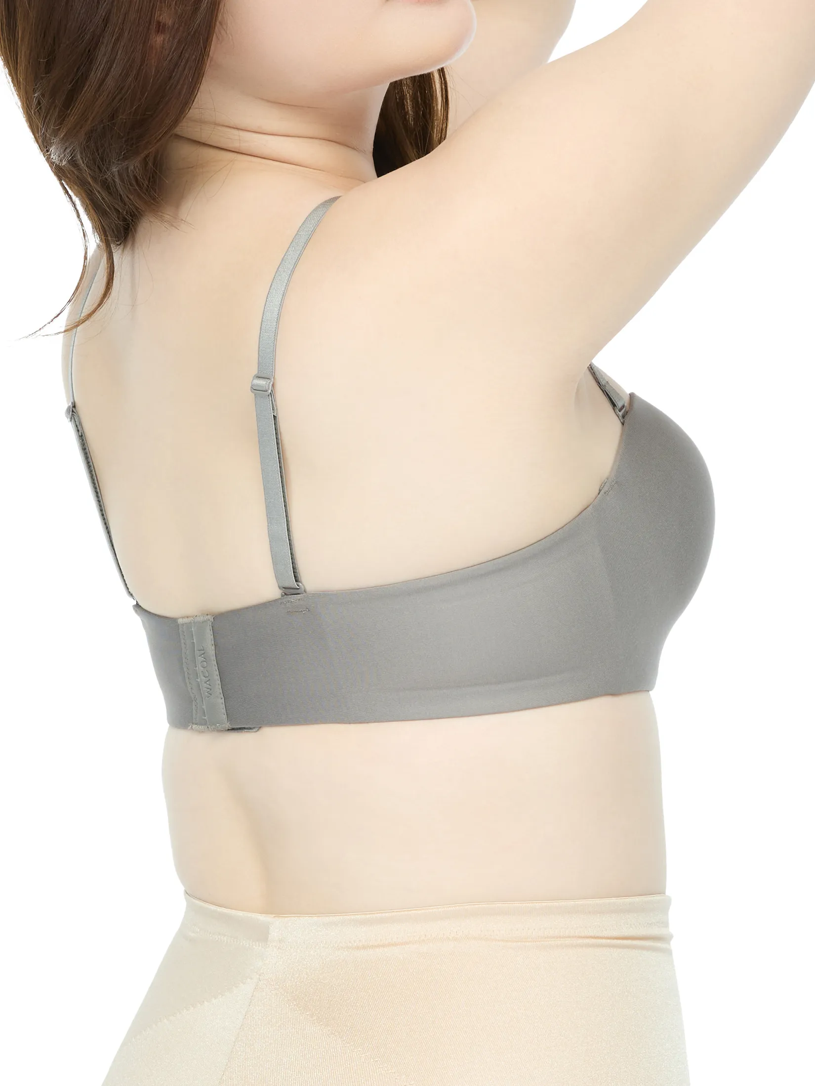 WACOAL Women Curve Diva Underwired Strapless bra Green